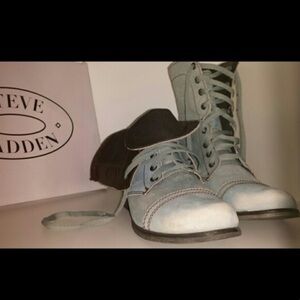 Steve Madden combat boots